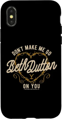 Vista 5 de Funda para iPhone 16 Yellowstone San Valentín Don't Make Me Go Beth Dutton