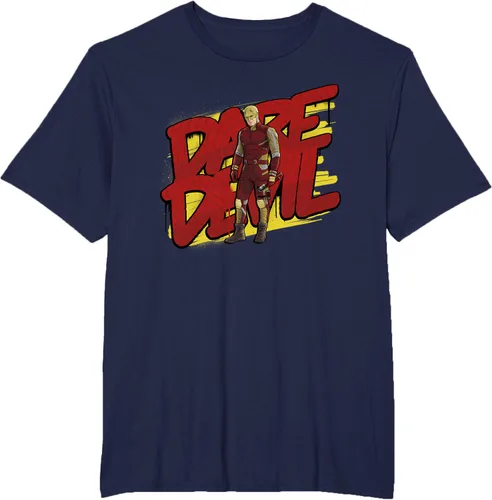 Vista 10 de Marvel Daredevil - Traje amarillo y rojo She-Hulk Disney+ camiseta, Negro