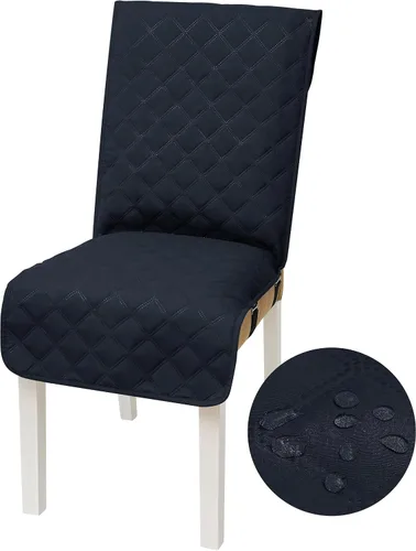 Vista 14 de Yonus Funda impermeable para silla de comedor, funda para silla de oficina, funda resistente al agua para silla de comedor, funda para silla