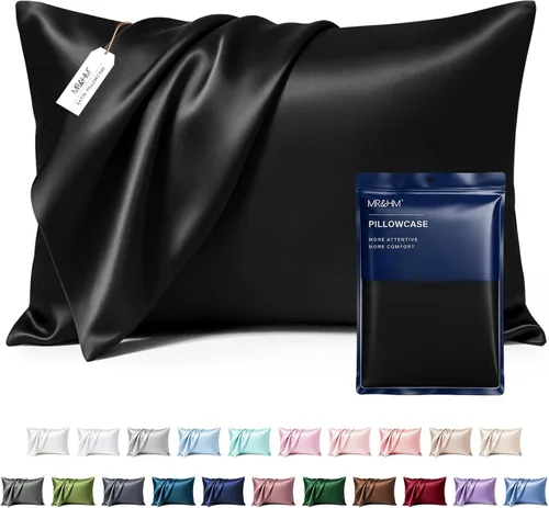 Vista 194 de MR&HM - Funda de almohada de satén