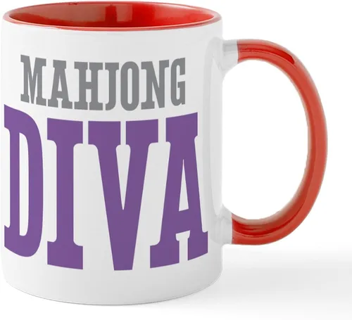 Vista 79 de CafePress Mahjong Mugs - Taza de café de cerámica de 11 oz (11.0 fl oz)