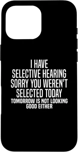 Vista 19 de iPhone 16 Funny Sarcastic Humor Quote Joke Saying Gifts for Men Women Case