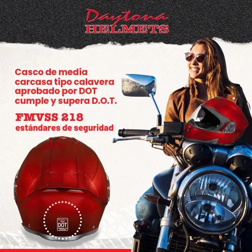 Vista 3 de Daytona Helmets Glide - Casco modular de motocicleta – Casco abatible aprobado por DOT – Casco de motocicleta de cara completa listo para Bluetooth