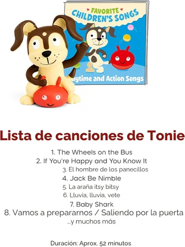 Vista 5 de Tonies Playtime Puppy Audio Play Personaje con Canciones de Playtime