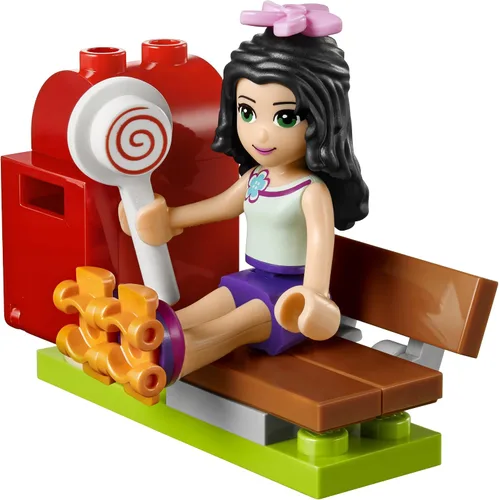 Vista 7 de LEGO Friends 41098 Kit de construcción de quiosco turístico de Emma