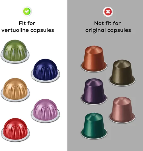 Vista 2 de RECAPS Tapas de aluminio con sellos para reutilizar cápsulas de café Filtro de café reutilizable Filtro recargable Compatible con Nespresso