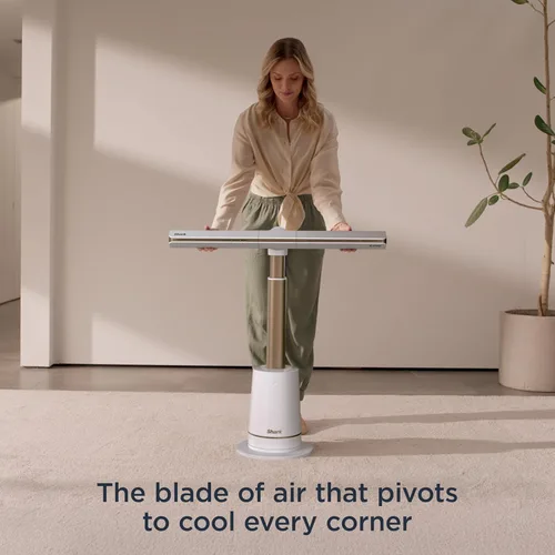 Vista 14 de Shark Ventilador TurboBlade XL: ventilador de torre sin aspas ultra personalizable, pivota, gira, oscila 180°, circula e impulsa el aire hasta 80