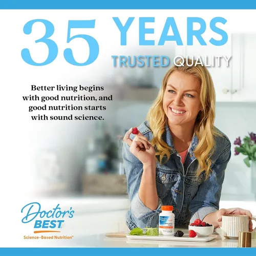 Vista 8 de Doctor's Best Trans Resveratrol - Suplemento de 100 mg para hombres y mujeres, polifenoles de vino tinto para la salud y el apoyo antioxidante