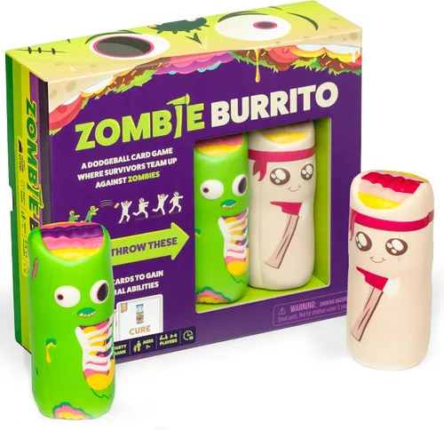 Vista 9 de Juego de cartas Exploding Kittens Throw Throw Burrito 2-6 jugadores - Edades 7+ - 15 minutos para jugar - Juego de cartas de Dodgeball - Juego