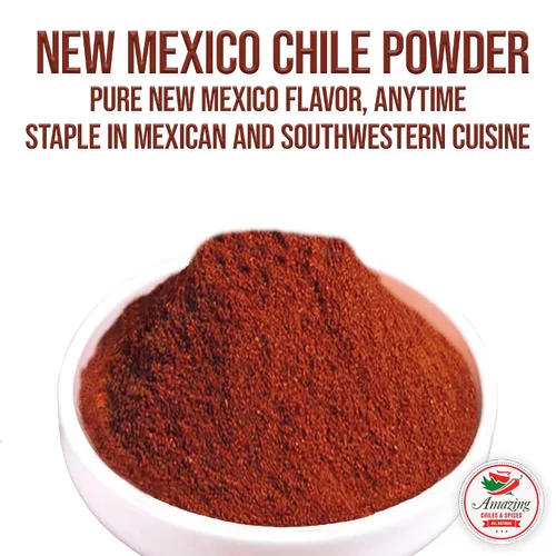 Vista 4 de Chili en polvo de Nuevo México (4 onzas), natural y de alta calidad. Ideal para guisos, sopas, masajes de carne, salsa, enchiladas y más. Calor