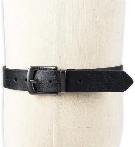 Vista 5 de Columbia Cinturón reversible 2 en 1 para niños - Correa clásica para uso escolar, casual y de vestir Negro/Marrón Clásico