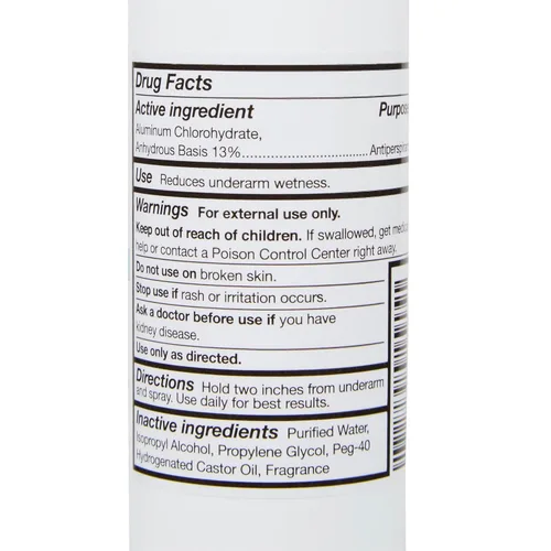 Vista 7 de McKesson Spray desodorante antitranspirante, aroma fresco, 4 onzas, 1 unidad