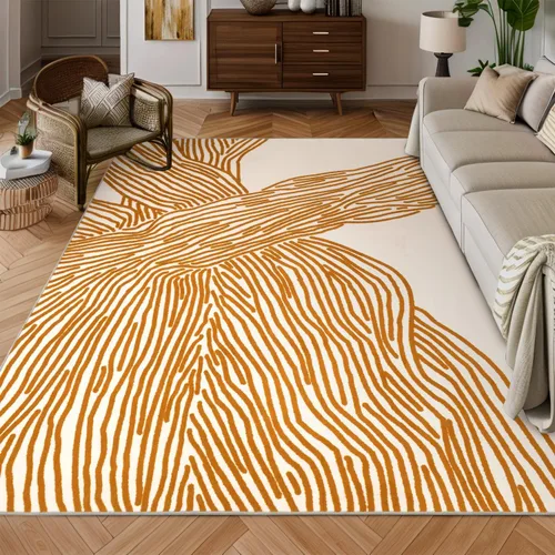 Vista 8 de YIHOUSE Alfombra de leopardo para sala de estar, bonita alfombra con estampado de guepardo blanco y negro, moderna, lavable, alfombras con estampado