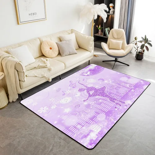 Vista 33 de jejeloiu Cute Mushroom Decor Rugs for Living Room Bedroom for Kids Boys Girls Area Rug 3x5 Botanical Plants Decorative Carpet Cartoon Mushrooms