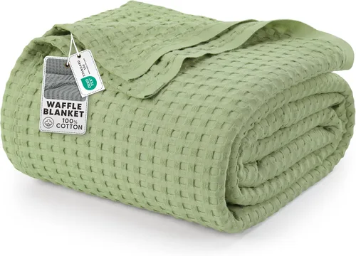 Vista 9 de Utopia Bedding Manta de gofre 100% algodón, tamaño individual, color negro, 90 x 72 pulgadas