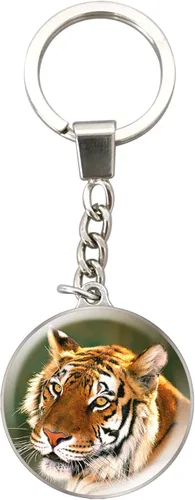 Vista 29 de Deluxebase Magnidome Llavero de domo en forma de cúpula con cadena de acero inoxidable. Llavero de cúpula de cristal Alpaca