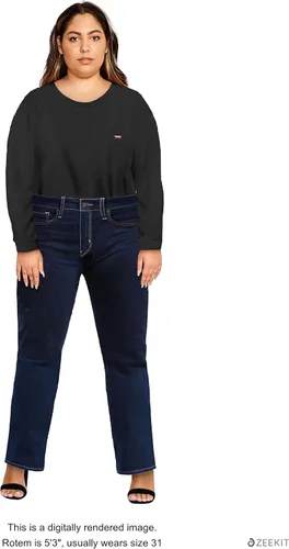 Vista 4 de Levi's 724 - Jeans rectos de tiro alto para mujer (también disponibles en talla extragrande)