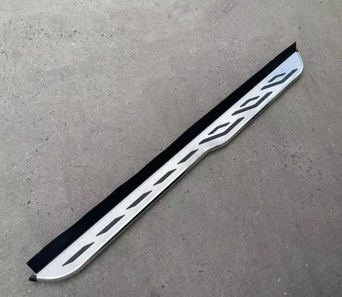 Vista 6 de 2 barras de estribo laterales de aluminio plateado con doble cabina (con soportes) para Volvo XC40 2018-2023
