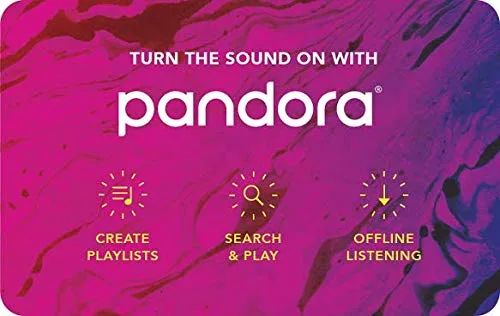 Vista 2 de Pandora Tarjeta de regalo electrónica de música