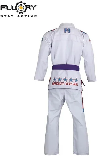 Vista 2 de FLUORY JJ Gi, uniforme brasileño Jiu Jitsu para hombres y mujeres