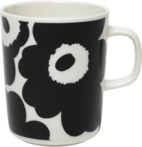 Vista 10 de MARIMEKKO Oiva Unikko Taza – Refina la decoración de tu cocina con nuestro icónico gres floral – Elegantes tazas de café de porcelana para elevar tu