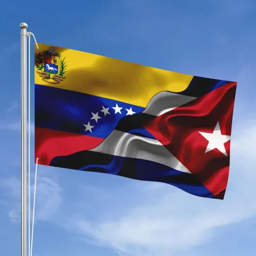 Vista 12 de Banderas de bandera mexicana de Cuba y Michoacán para exteriores de 3 x 5 pies, tres capas de tela para coser a doble cara, impresión de 3 x 5 pies