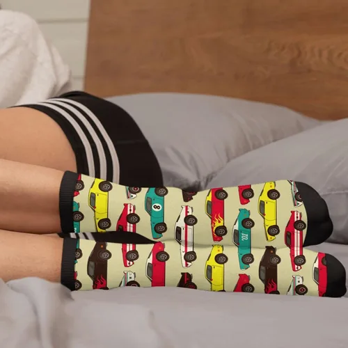 Vista 4 de Gianlaima Calcetines divertidos de moda cómodos para hombres y mujeres