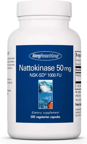 Vista 9 de ARG Nattokinase 50 mg Soporte de Circulación, 90 Cápsulas Nattokinase NSK-SD de soja fermentada para una circulación saludable, fórmula