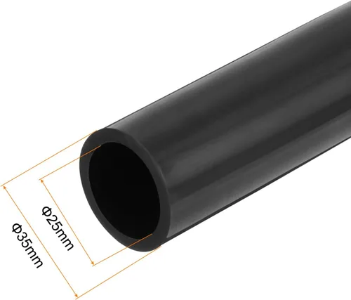 Vista 2 de uxcell Tubo de silicona, 1 pulgada de diámetro interior x 1-1/4 pulgadas de diámetro exterior de 3.3 pies, tubo de goma de silicona, manguera