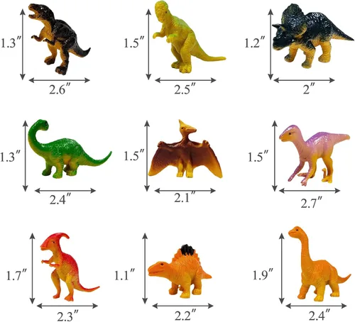 Vista 9 de 26 PCS Adornos para Tartas de Dinosaurio con Huevos de Dinosaurio, Hojas, Árboles, Decoraciones de Pastel para Cumpleaños, Temática de Dinosaurios
