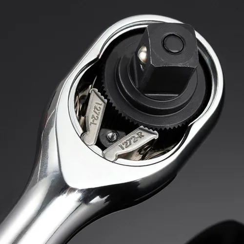 Vista 5 de Utoolmart Llave de trinquete rotador, 1/2 pulgada CR-V Reversible de liberación rápida Drive 1 pcs