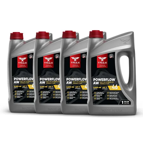 Vista 7 de TRIAX Powerflow MV 46 - Aceite hidráulico multi-viscosidad - Vida extendida de 6,000 horas, triple antidesgaste, para todas las estaciones, punto