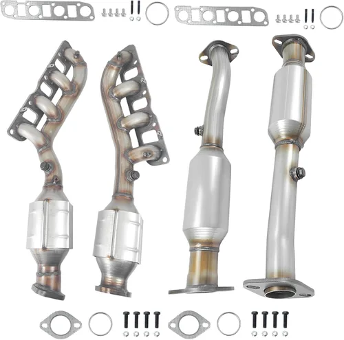 Vista 15 de Convertidor catalítico del colector delantero compatible con Nissan Sentra 2009-2016 1.8L/2.0L SULEV Emisiones S/SL/SR/SV (compatible con EPA)