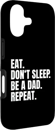 Vista 3 de Eat Don't Sleep Be A Dad Repeat Case for iPhone 17