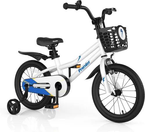 Vista 12 de BABY JOY Bicicleta para niños, 12, 14, 16, 18, 20 pulgadas, bicicletas para niños y niñas, adolescentes de 3 a 8 años o más con ruedas