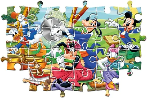 Vista 4 de Clementoni 24218 - Rompecabezas de 24 piezas, diseño de MickeyandFriends, multicolor