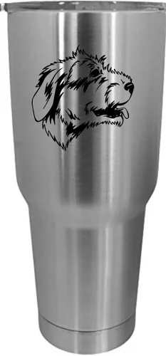 Vista 18 de Cairn Terrier - Vaso grabado con temática de perro, 30 onzas