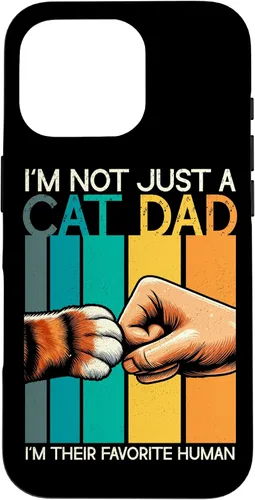 Vista 20 de Cat Dad Father Cat Lover Parent Father's Day Papa Fatherhood Case for iPhone 16