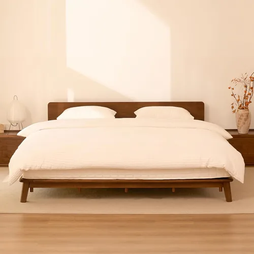 Vista 19 de FLEXISPOT Hako G1 Queen Solid Wood Bed with USA-Assembled Mattress