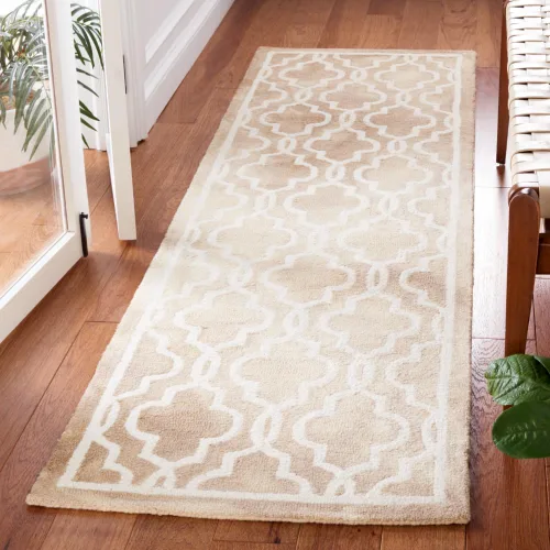 Vista 32 de SAFAVIEH Dip Dye Collection DDY539G - Alfombra decorativa de lana prémium hecha a mano con acuarela marroquí de 2 x 3 pies, color beige/marfil