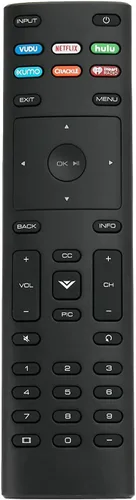 Vista 2 de Control remoto universal para Vizio-TV, control remoto XRT136 para todos los televisores inteligentes VIZIO LED LCD HD 4K UHD HDR