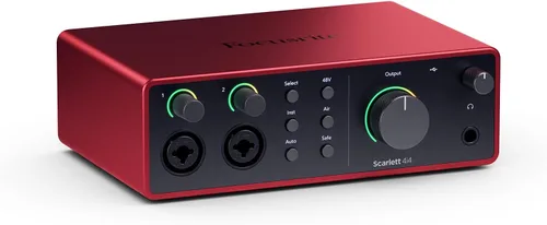 Vista 13 de Focusrite Scarlett 2i2 Studio - Paquete de interfaz de audio USB de 4ª generación para el compositor con micrófono de condensador y auriculares