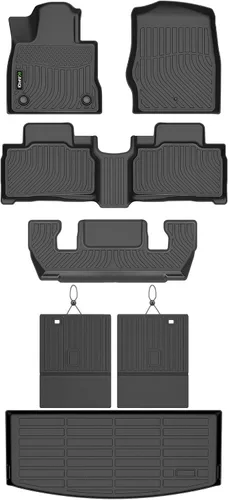 Vista 27 de Alfombrillas y forro de carga personalizados para Chevy Suburban/GMC Yukon XL 2015-2020 (con asiento de banco de 2da fila), protección para todo