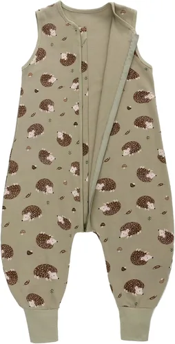 Vista 9 de Miracle Baby Saco de dormir con pies - 0.5 TOG 100% algodón transpirable, diseño sin mangas, saco de dormir para bebé
