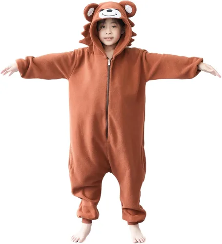 Vista 5 de Pijama unisex de animales para niños, disfraz de Halloween y Navidad