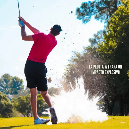 Vista 4 de Shanker Golf Bolas Explosivas - Bolas de Broma que Explotan al Impacto - Broma Divertida para Golfistas (Paquete de 3, Novedad) Manga de 3 bolas