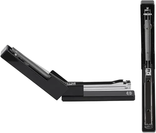 Vista 3 de JAM PAPER Engrapadora moderna para escritorio, color negro, se vende individualmente