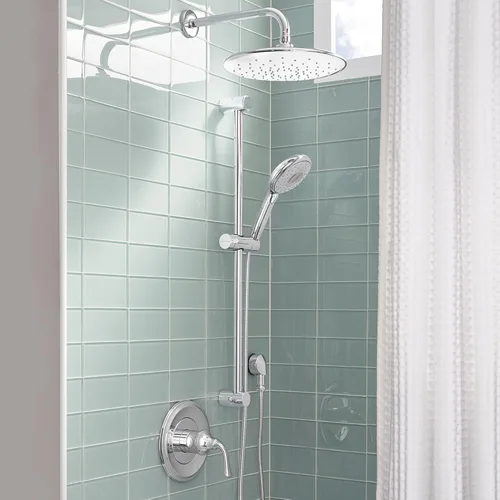 Vista 5 de American Standard 9038001.002 Spectra - Cabezal de ducha de lluvia con ahorro de agua, 11 pulgadas, 1,8 GPM, cromo pulido