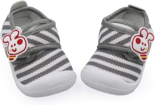 Vista 4 de WILLFUN Zapatos chirriantes para bebés, niños y niñas, tenis para primeros caminos, suela suave, para niños pequeños de 0 a 3 años
