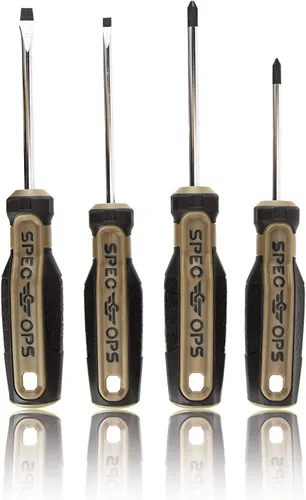 Vista 9 de Spec Ops Tools destornillador Phillips, #1 x 3", punta magnética, eje de acero Cr-Mo, 3% donado a veteranos